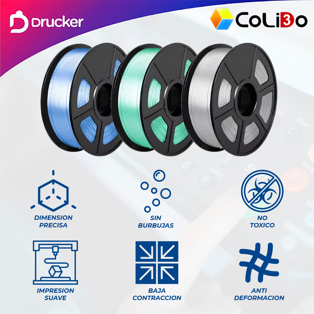 Filamento para impresora 3D MARRON Colido