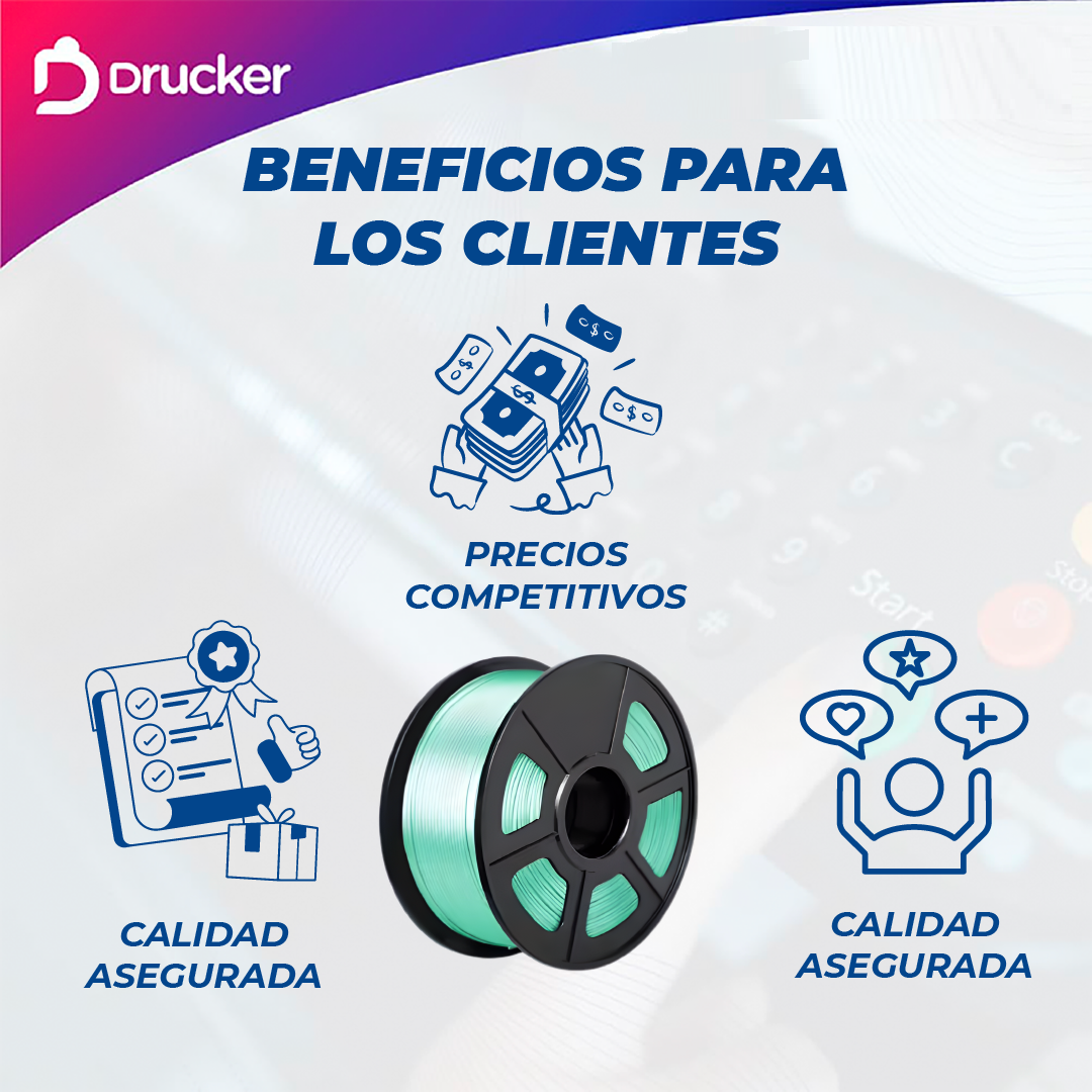 Filamento impresora 3D GRIS Drucker - Imagen 3
