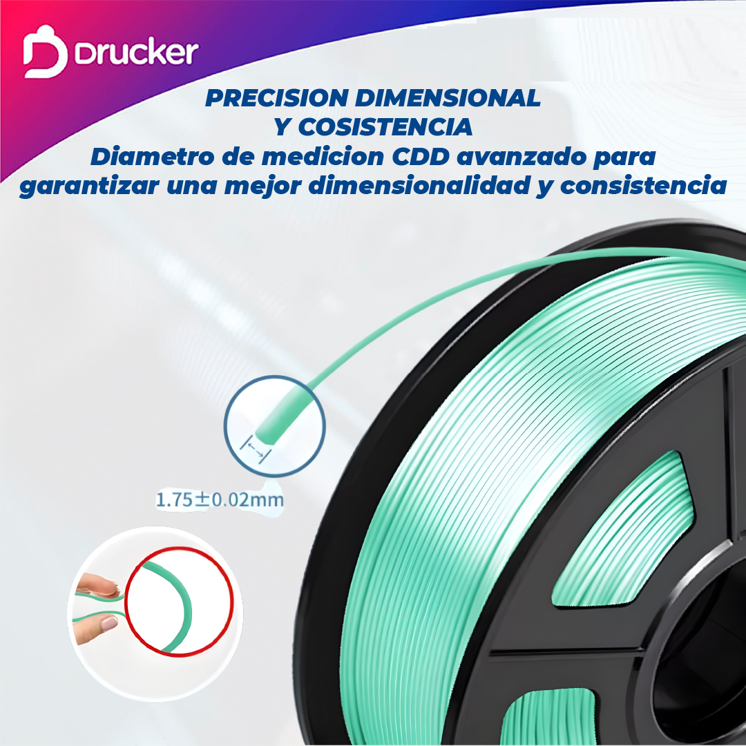Filamento impresora 3D GRIS Drucker - Imagen 4