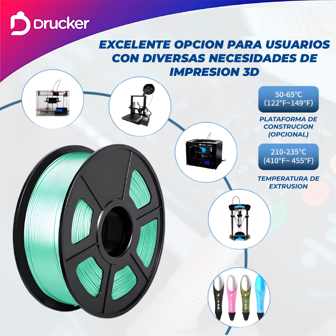 Filamento impresora 3D GRIS Drucker - Imagen 5